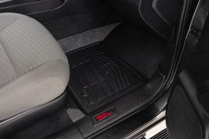 Toyota Tacoma Floor Mats - Front - Rough Country - Sure-Fit - '16-'23